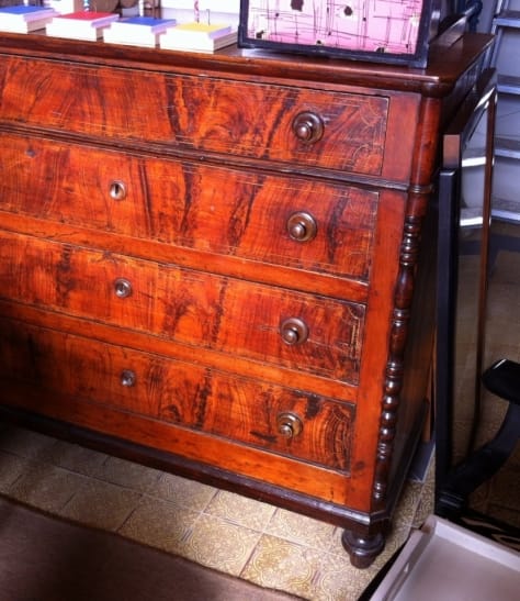 Faux boix chest of drawers 1800’s