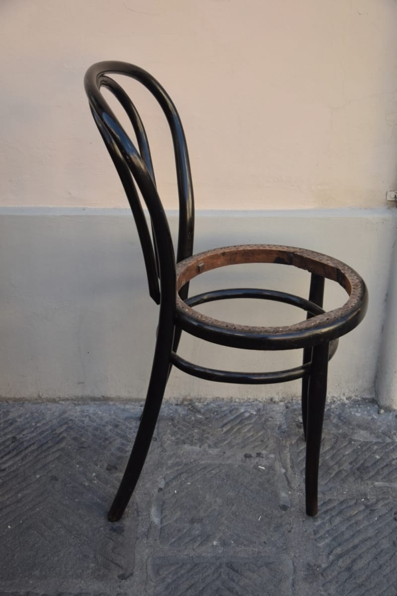 Restored Thonet chair Jane Harman storage and furniture restoration in Florence